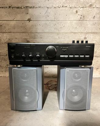 Amplificatore 4 canali + coppia casse