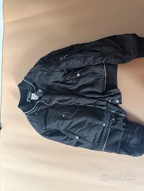 giubotto bomber versace jeans couture nero vinteag