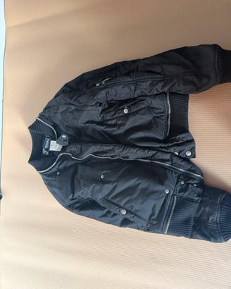 giubotto bomber versace jeans couture nero vinteag