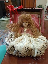 Bambola in Porcellana Marchio Capodimonte 