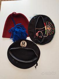 Baschi militari più fez bersaglieri 