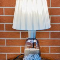 Lampada artigianale con bottiglia Gin Mare