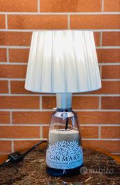 Lampada artigianale con bottiglia Gin Mare