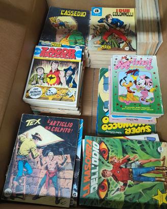 Raccolte di fumetti Tex,  Zagor, Comandante Mark .