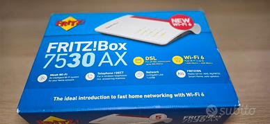 Fritz!Box 7530AX Modem Router WiFi 6 Lan DSL Mesh