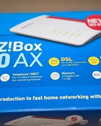 Fritz!Box 7530AX Modem Router WiFi 6 Lan DSL Mesh