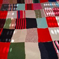 Coperta lana fatta a mano