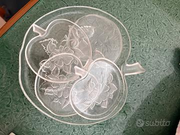 Vassoio e sottobicchieri