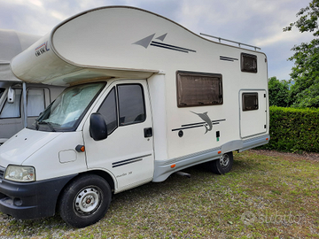 Camper mansardato fiat ducato