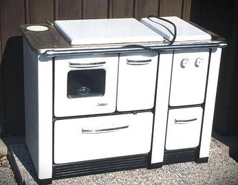 stufa a legno con forno  zoppas