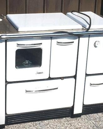 stufa a legno con forno  zoppas