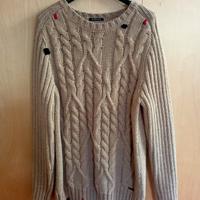 Maglione uomo a treccia Gianni Lupo 