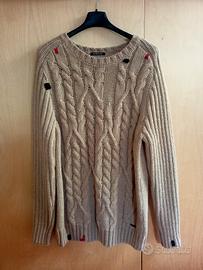 Maglione uomo a treccia Gianni Lupo 