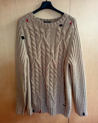 Maglione uomo a treccia Gianni Lupo 