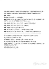 NEW BEETLE CABRIO 2000 CC BENZINA