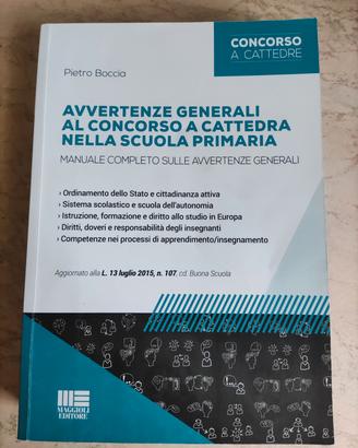 MANUALE COMPLETO CONCORSO SCUOLA PRIMARIA