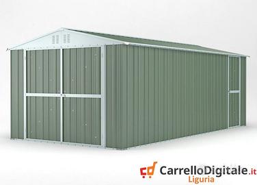 Box garage auto in Acciaio 327x611 19mq verde