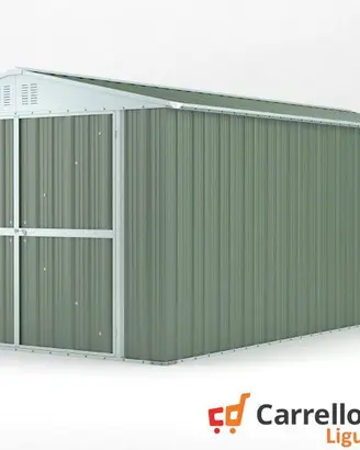 Box garage auto in Acciaio 327x611 19mq verde