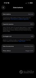 Iphone 16 pro grigio