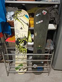 2 Snowboard senza attacchi 