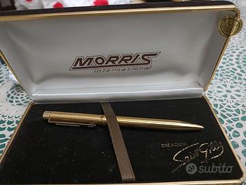 Penna Morris International placcata oro 18K con sc
