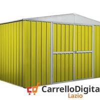 Box in lamiera di Acciaio 360x260cm 9mq giallo