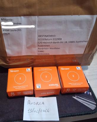 SONOFF iHost  (4GB) + Sensori SNZB-02 Nuovi