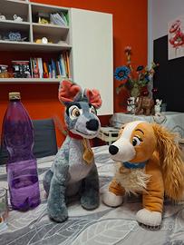 peluche Lilli (Lady) e il vagabondo (Biagio)