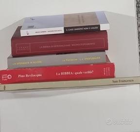 Lotto 5 libri Fede Santi e Misteri: Bibbia, Sindon