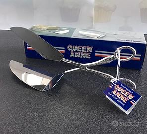 Taglia torta/paletta in silverplate nuova +scatola