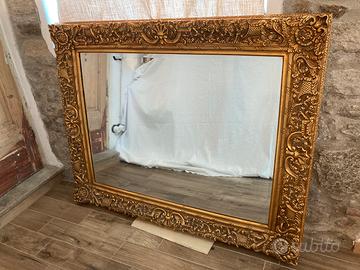 Grande specchio rettangolare cornice oro barocca - Arredamento e Casalinghi  In vendita a Novara