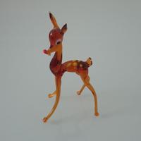 Statuetta Cerbiatto Bambi in Vetro Murano Vintage