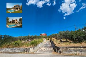 Terreno edificabile con uliveto e vista panoramica