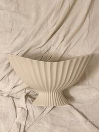 Ferm Living, centrotavola Fountain bianco naturale