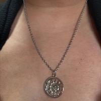 Collana con sole e luna
