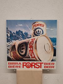 Insegna pubblicitaria Forst lattina 