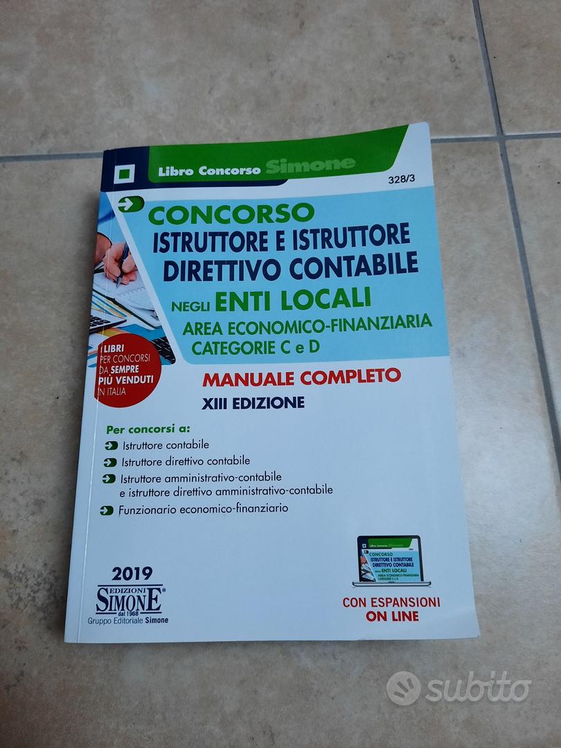 Libro concorso istruttore contabile Libri e Riviste In vendita a Ancona