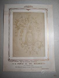 1903 Stampa Madonna Rosario Chiesa San Francesco 
