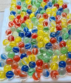 1000 biglie di vetro 1.6cm vintage anni 70 80 90 