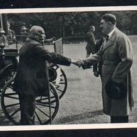 GERMANIA 1933 INCONTRO HINDENBERG HITLER WW2