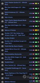 Lotto Carte Yu-Gi-Oh