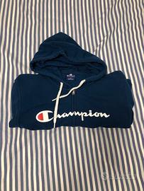 Felpa Champion Full Zip Blu - Taglia M