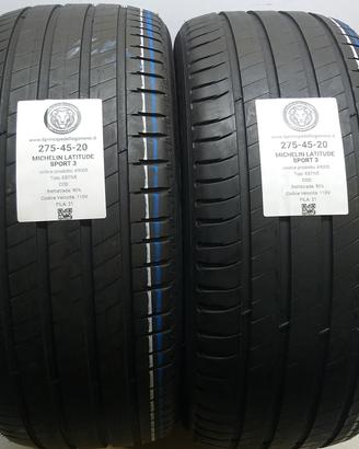 2 GOMME 275 45 20 MICHELIN A69005