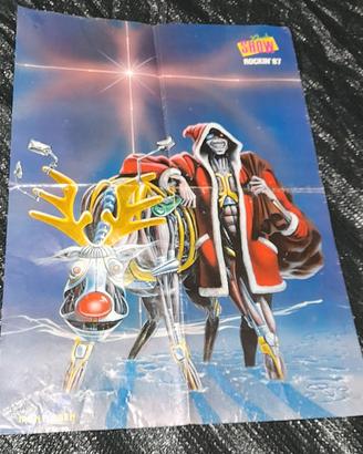 poster e figurina vintage anni 80 