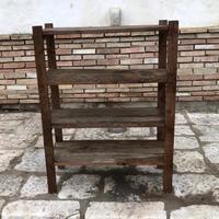 Antica etagere libreria mobile scaffale da lavoro