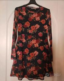 Abito floreale Stradivarius Tg M