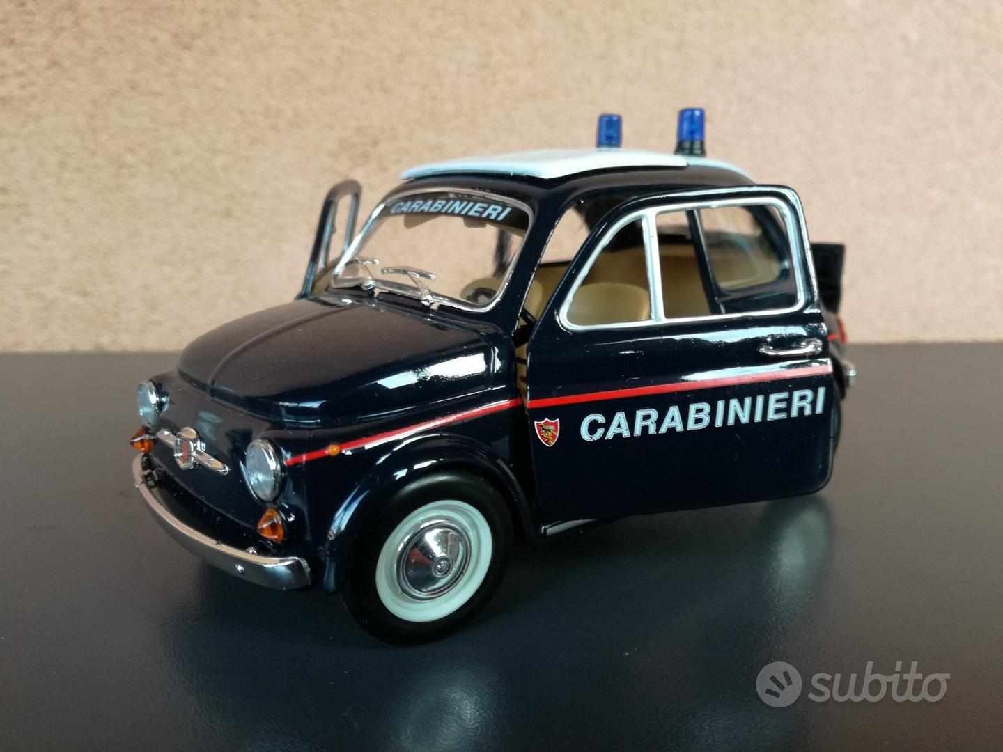 MODELLO AUTO FIAT 500 CARABINIERI 1a SERIE BURAGO - Collezionismo In  vendita a Milano