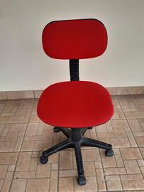 SEDIA CON RUOTE PER SCRIVANIA  