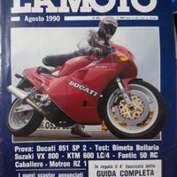 Rivista LA MOTO numero 8 anno 1990