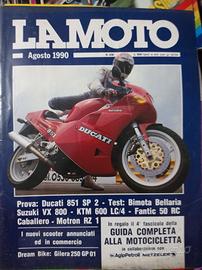 Rivista LA MOTO numero 8 anno 1990